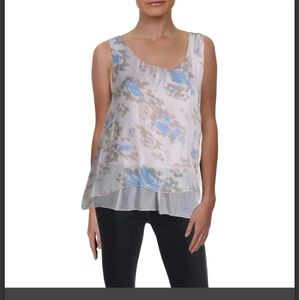 Floral Sleeveless Blouse Tank Brand New Sz S